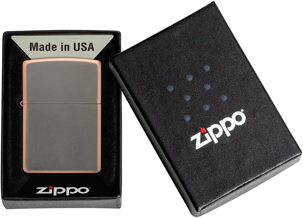 Zippo Brass Pocket Lighter - Rustic Bronze
