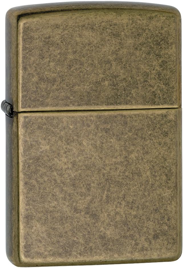 Zippo Brass Pocket Lighter - Antique Brass