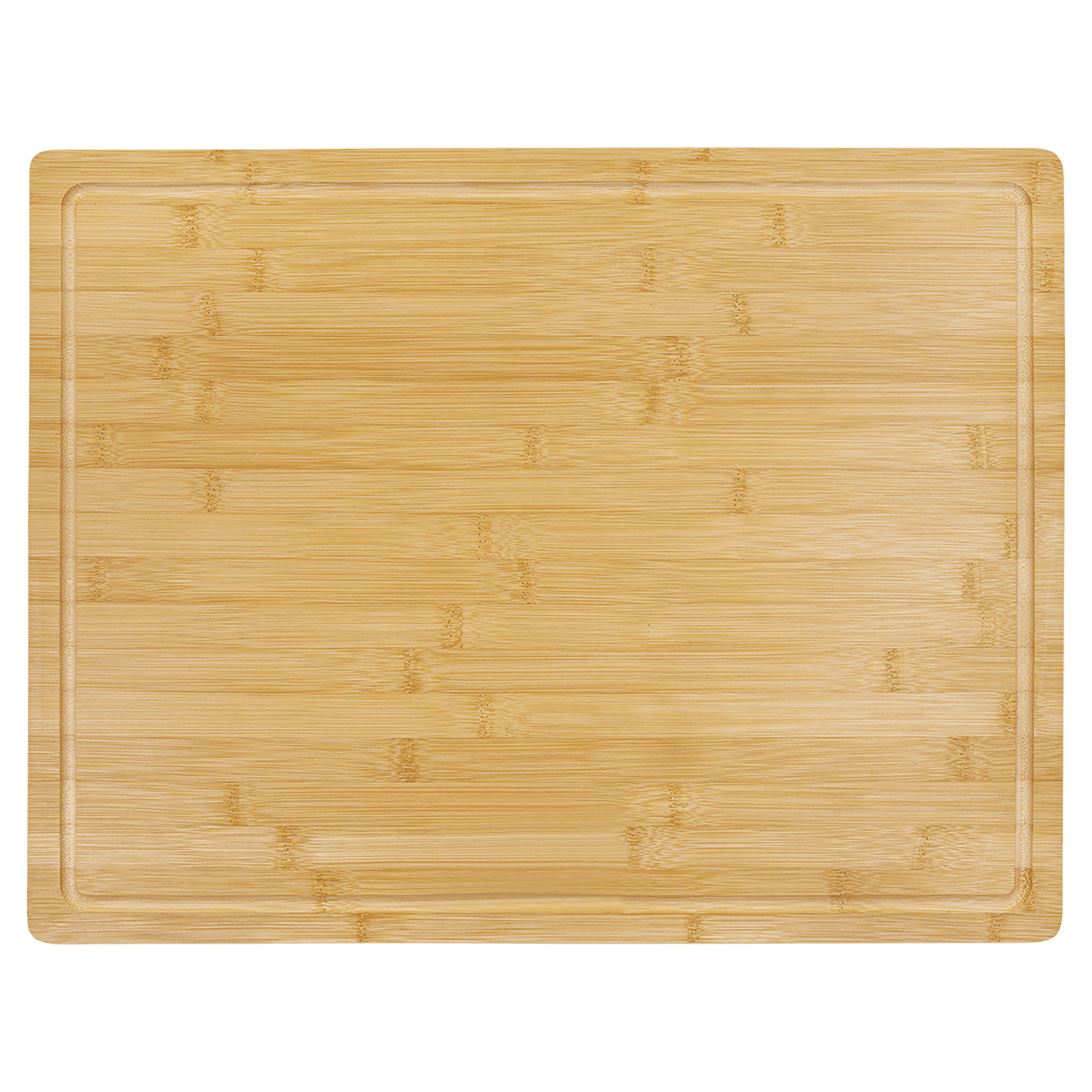 19 3/4" x 15" Bamboo Cutting Board with Drip Ring
