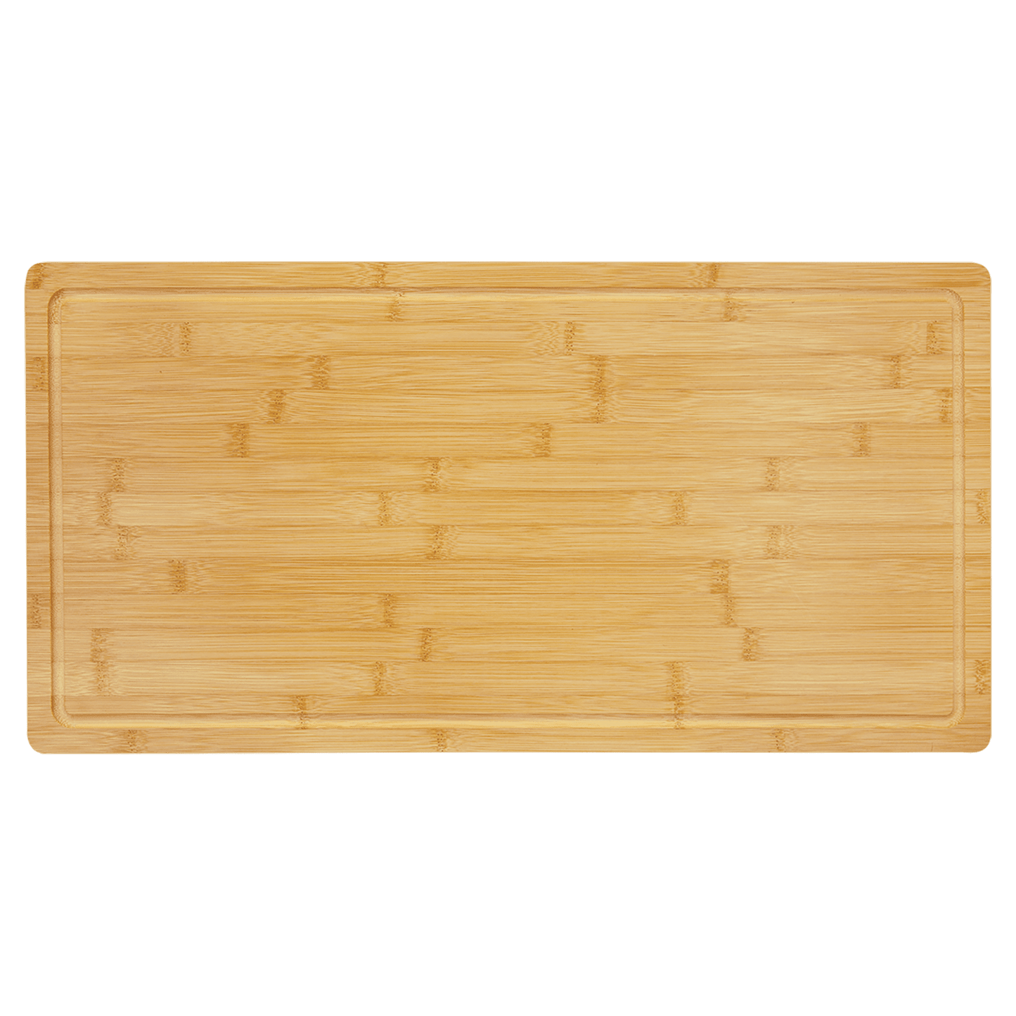 23 3/4" x 12" Bamboo Cutting Board with Drip Ring