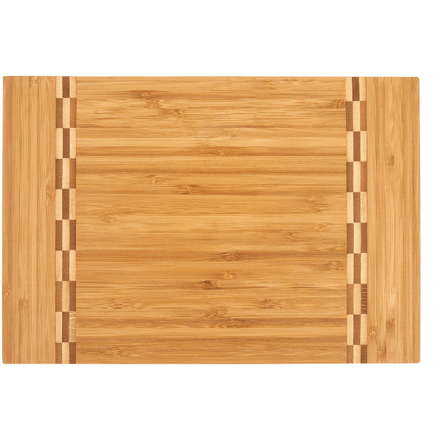 12" x 8 1/4" Bamboo Cutting Board with Butcher Block Inlay