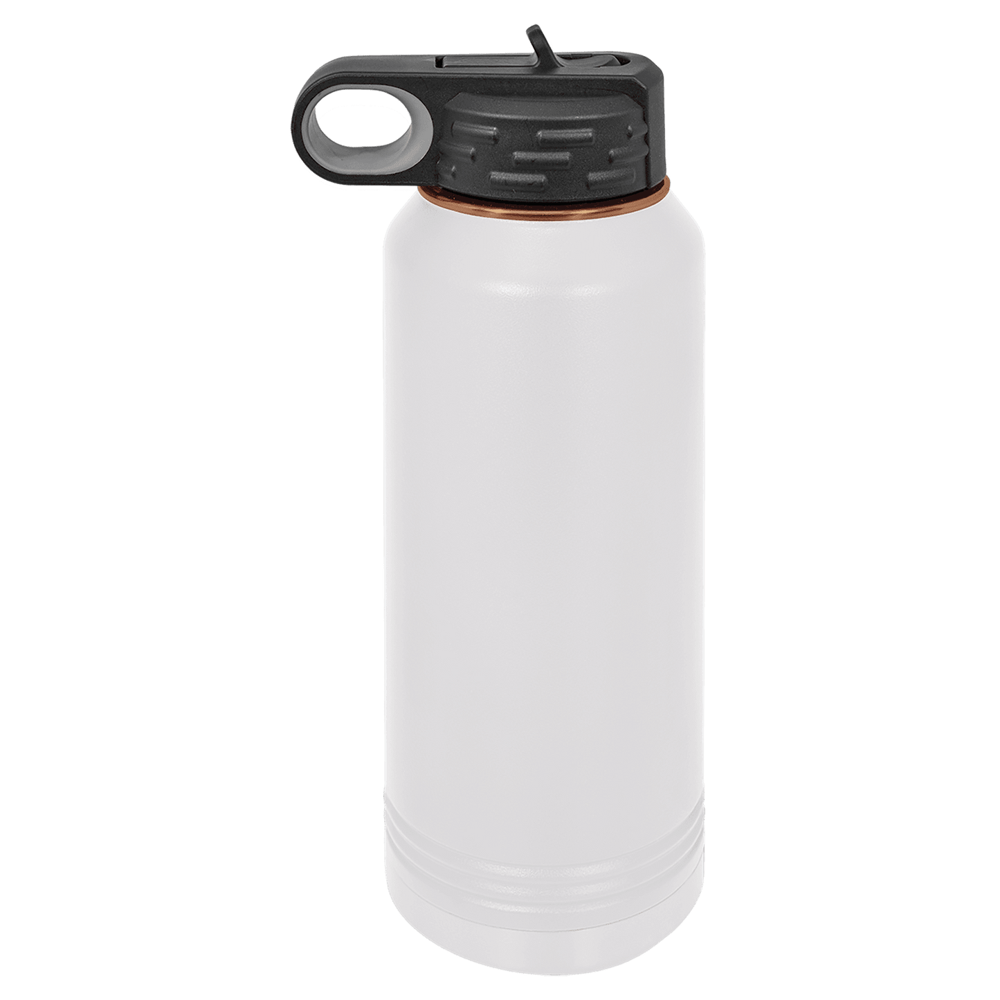 Polar Camel 32 oz. White/Rose Gold ION-Plated Water Bottle