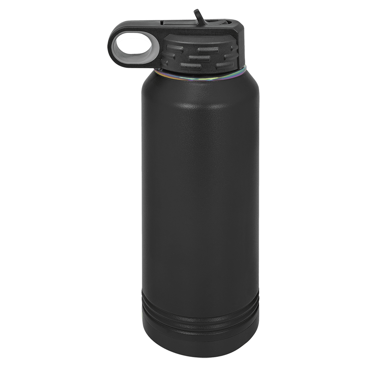 Polar Camel 32 oz. Black/Prism ION-Plated Water Bottle