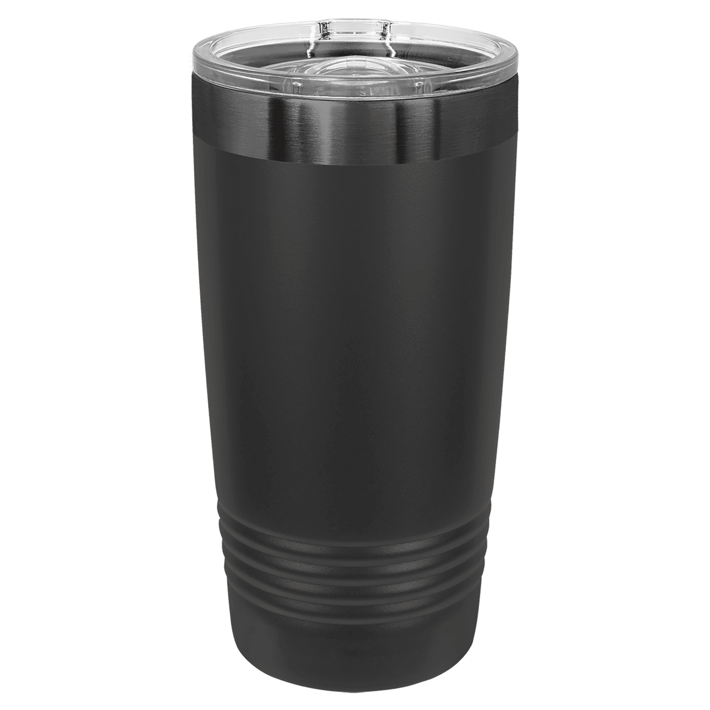 Polar Camel 20 oz. Black/Ghost Black ION-Plated Ringneck Tumbler with Slider Lid